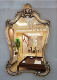 新款欧式浴室镜法式乡村客厅墙面壁挂卫生间化妆玄关餐厅装饰镜子