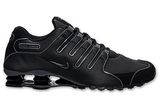 美国代购 耐克运动鞋跑步鞋NIKE SHOX NZ SL 黑色男士经典款