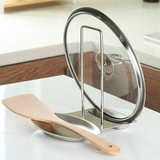 304不锈钢汤勺架锅盖架多功能带接水盘厨房置物架铲勺子座沥水架