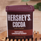 美国进口好时纯可可粉226g 脱脂热巧克力冲饮烘焙