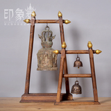 东南亚摆件 古玩铜器 铜铃摆设 泰国特色装饰品 古典铜钟摆设