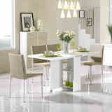 简约现代板式伸缩餐桌客厅小户型餐桌长方形餐台折叠饭桌餐台组合