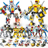 拼装玩具积木乐高变形机器人战士益智组装儿童男孩礼物6-10-12岁