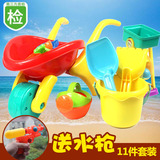 儿童沙滩玩具套装 手推车大号宝宝戏水挖沙玩沙工具铲子玩雪沙漏