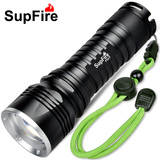 SupFire神火F12手电筒强光可充电26650远射超亮变焦LED家用户外军