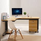 新款转角电脑桌墙角拐角办公桌L型书桌子台式家用简约现代写字台