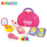 澳贝auby妈妈的手袋463448奥贝手机化妆盒女孩儿童过家家装扮玩具