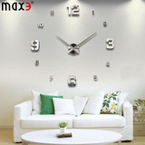 MAX3简约超大DIY创意挂钟 客厅个性钟表欧式时钟宜家壁挂石英钟
