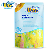 【天猫超市】韩国进口U-ZA婴儿洗衣液1L袋装杀菌除螨安全宝宝专用