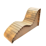 休闲躺椅贵妇椅定制瓦楞纸板家具简约创意沙发凳毕业设计作品展示