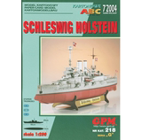 立体手工舰船模型制作 德国石勒苏益格 荷尔施泰因号前无畏舰z193