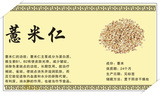 薏米不干胶标签 薏米 通用标签 中药材标签 花草茶品名 现货