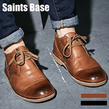 Saints Base秋季新款沙漠靴复古做旧英伦风男士工装鞋百搭伐木鞋