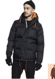 代购 瑞典mou11/lee加厚外套纯黑色羽绒服滑雪服 700克白鹅绒加大