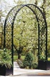 欧式铁艺花园拱门庭院门 园艺装饰门 绢花拱门 婚庆拱门 架子