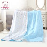小米米 纯棉6层宝宝纱布被子婴儿盖毯毛毯儿童空调被春季被