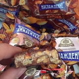 俄罗斯乐趣品牌花生巧克力糖士力架软焦糖 外出小零食 250克