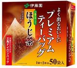 日本代购 伊藤园 浓郁香烘焙茶  高级三角茶包 50袋 现货2个包邮