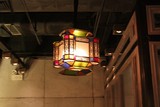漫咖啡厅过道吊灯阿拉伯 地中海风格全铜焊锡镂空彩色铜花吊灯661