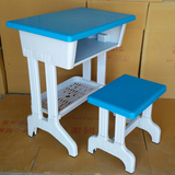 大中小培训班塑钢单人学生固定补习辅导班课桌椅凳特价
