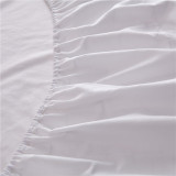 件磨毛床垫套纯色保护套全棉床品圆床笠2米2.2m加厚纯棉圆床罩单