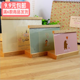 家居摆件 实木桌面 摆台相框5 6 7寸10寸创意相架儿童相画框 横竖