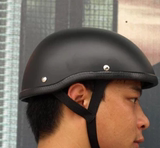 ax白色个性摩托车头盔34复古半盔踏板电动机车安全帽男女