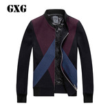 GXG男装 商场同款 男士时尚修身休闲羊毛夹克男青年外套#53121227