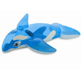 新款 原装正品INTEX 蓝鲸坐骑儿童水上运动品男女宝宝水上浮玩具