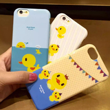 iPhone6s韩国大黄鸭手机壳4.7硅胶软壳苹果6Plus保护套防摔