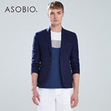 ASOBIO 2015春季新款男装 时尚商务绅士纯色修身西服 3512453674
