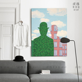 消逝的鼓点 Rene Magritte 马格利特 装饰画 超现实主义 前卫艺术