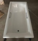 1.5米超深大容量铸铁陶瓷浴缸 75公分宽 嵌入式浴缸 厂家直销