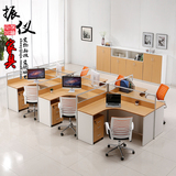 办公桌新款职员办公桌椅 组合屏风卡位 员工桌4人位 6人位ZY-086