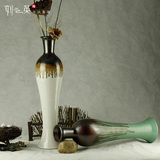 刘云英陶瓷花瓶客厅摆件插花装饰中式工艺品家居简约现代创意花瓶