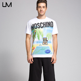 【UM】Moschino莫斯奇诺 夏季新品男士印花小熊T恤A1912-2333