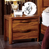 乌金木家具实木床头柜简约现代储物柜收纳柜中式实木家具特价包邮