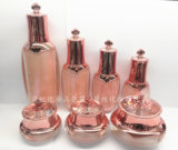 粉色皇冠亚克力瓶 精华素瓶 化妆品分装瓶 护肤品瓶子 高端包装瓶