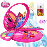 迪士尼公主儿童化妆品套装女孩化妆彩妆盒女童无毒手撕指甲油玩具