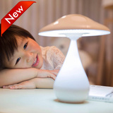 创意简约蘑菇现代时尚可爱充电护眼学习小台灯办公室卧室床头夜灯