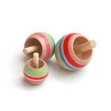 陀螺玩具 儿童 木质 传统玩具陀螺怀旧玩具组合装 陀螺玩具 手摇