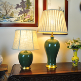 裂纹陶瓷花瓶台灯现代中式欧式客厅卧室床头书桌灯景德镇正品包邮