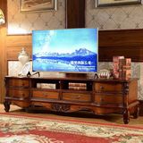 热卖欧式电视柜组合新古典电视柜茶几简约实木烤漆视听柜客厅别墅