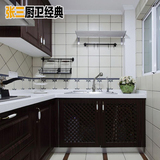 宜家亚光瓷砖厨房方砖200x200现代简约白色卫生间墙砖黑灰色瓷砖