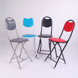 精品包邮简易凳子家用餐凳宜家折叠椅子便携式塑料圆凳子户外包邮