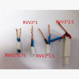 杭州中策永通电线电缆RVV软护套线2芯0.75/1/1.5/2.5平方国标纯铜