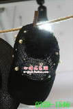 韩国东大门代购 时尚钉珠珍珠毛球棒球帽