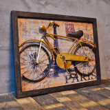 美式复古工业风自行车壁饰壁挂立体装饰画创意咖啡馆酒吧装饰挂件