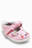 英国NEXT 正品代购15年冬新款 女宝粉色可爱立体小兔子防滑学步鞋