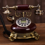 新款时尚创意仿古电话机欧式田园老式复古电话机家用办公座机包邮
